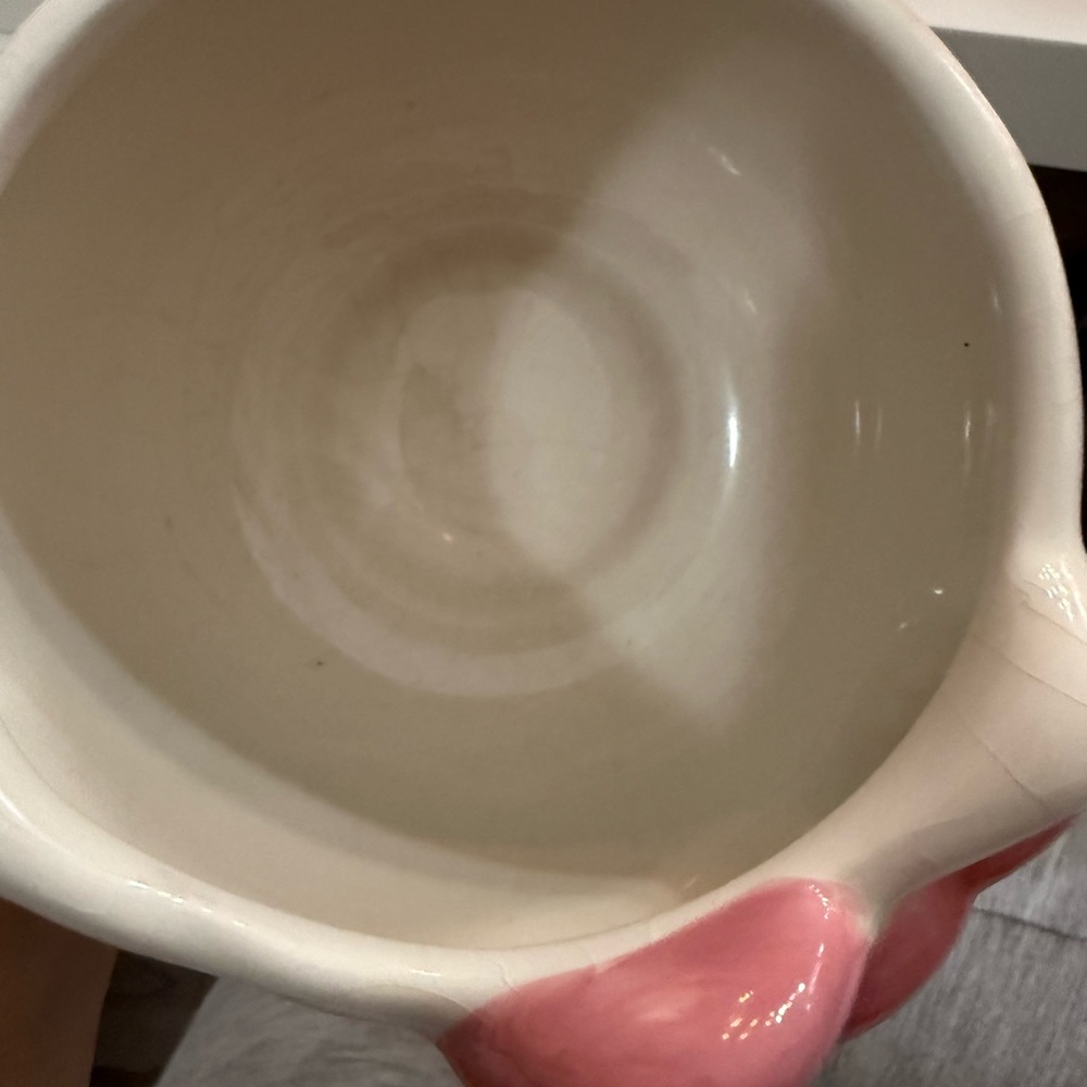 Hello Kitty White Ceramic Mug with Pink Accent - Picture 2 of 4